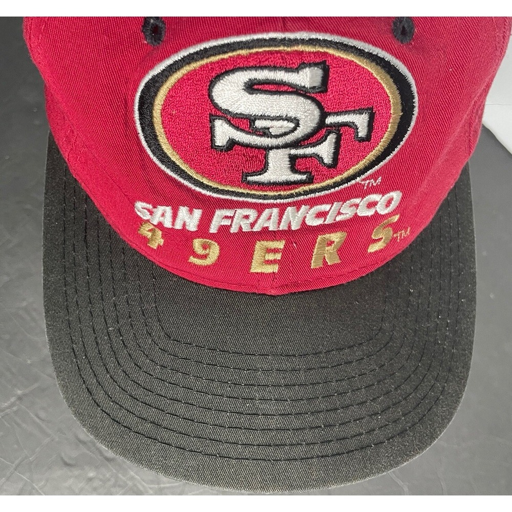 Vintage KMG San Francisco 49ers NFL Red Snapback Hat Classic Team Collection NFC - Picture 5 of 10